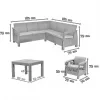 Zestaw mebli ogrodowych Corfu relax duo set