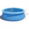 Okrągły nadmuchiwany basen z obręczą 2,4x0,63 m