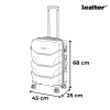 Średnia walizka TraveLux Max z twardą pokrywą 68x45x25 cm