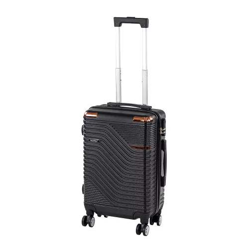 Walizka kabinowa TraveLux Urban z twardym blatem i zdejmowanymi kółkami 50x40x20 cm