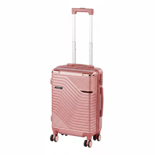 Walizka kabinowa TraveLux Urban z twardym blatem i zdejmowanymi kółkami 50x40x20 cm