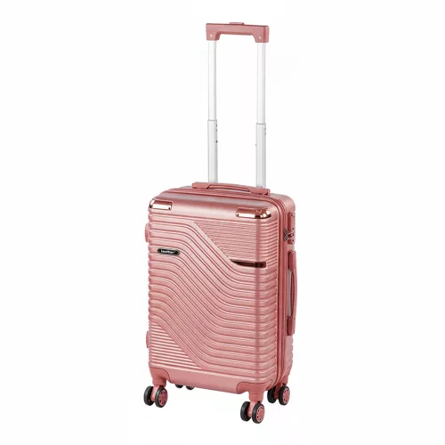 Walizka kabinowa TraveLux Urban z twardym blatem i zdejmowanymi kółkami 50x40x20 cm