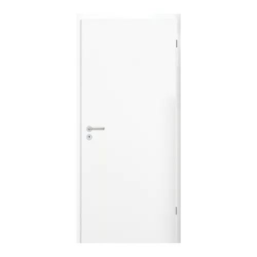 Skrzydło drzwiowe Decor CPL białe 100 prawe BB zamek chrome zawias