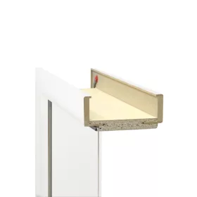 Case Decor CPL biały 100/210 12-14 lewy chromowany pasek