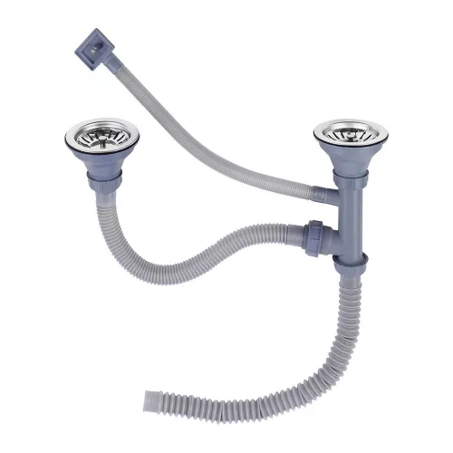 Syfon do zlewozmywaka 2-komorowego