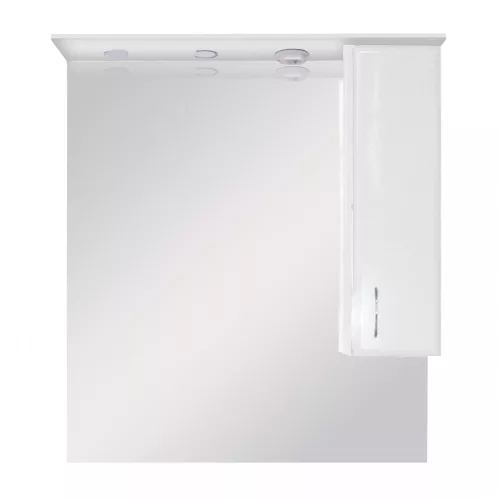 Szafka wisząca Bianca Plus 85, biały wysoki połysk, otwierana w prawo