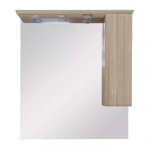 Szafka wisząca Bianca Plus 85 w kolorze dąb sonoma, otwierana w prawo