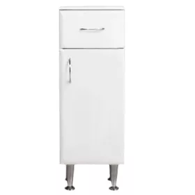   Szafka niska Bianca Plus 30 z 1 drzwiami, 1 szufladą, biały wysoki połysk, prawa