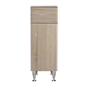   Szafka niska Bianca Plus 30 z 1 drzwiczkami, 1 szufladą, dąb sonoma, prawa