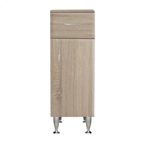 Szafka niska Bianca Plus 30 z 1 drzwiczkami, 1 szufladą, dąb sonoma, prawa