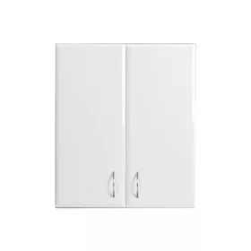   Szafka wisząca Bianca 60 z 2 drzwiami w kolorze białym o wysokim połysku