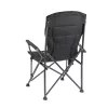 Krzesło wędkarskie Leziter XL z podłokietnikiem i uchwytem na kubek czarny