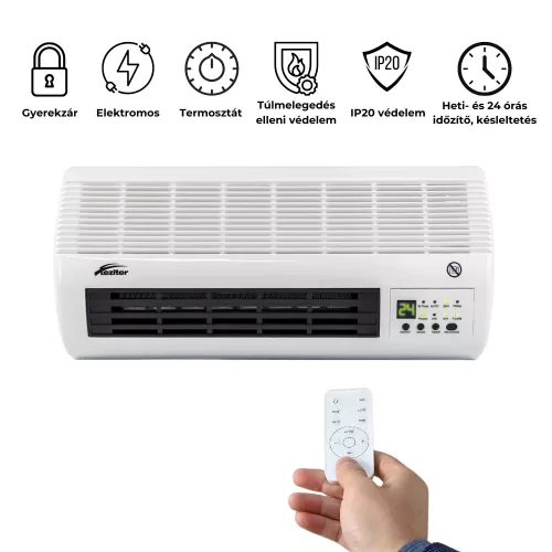 Elektryczny grzejnik ścienny Thira 1000W/2000W