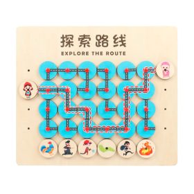 Leśny labirynt - gra łamigłówka