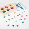 Kolory, liczby Zabawka rozwojowa Montessori