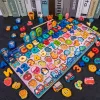 Drewniana zabawka edukacyjna Montessori 6 w 1 dopasowująca kształty
