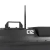 C12 GPS łódź do karmienia z plecakiem czarnym