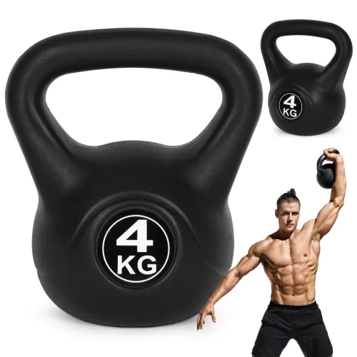 Kettlebell 4 kg czarny
