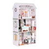 Domek dla lalek Alice 3 piętra 4 pokoje 9 mebli