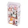 Domek dla lalek Alice 3 piętra 4 pokoje 9 mebli