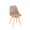 Krzesło do jadalni Silla w kolorze beżowym