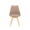 Krzesło do jadalni Silla 2 sztuki w kolorze beżowym