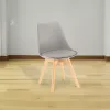 Krzesło do jadalni Silla w kolorze szarym