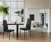 Zestaw 4 czarnych krzeseł do jadalni z wysokim oparciem