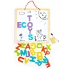 Edukacyjna tablica magnetyczna z literami 3w1