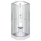 Kabina prysznicowa Evora White 90 z panelem tylnym i brodzikiem