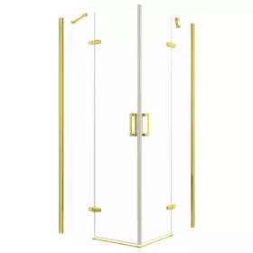   Flow Gold szögletes nyílóajtós zuhanykabin zuhanytálca nélkül