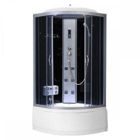 Kabina prysznicowa z hydromasażem Mila - czarna