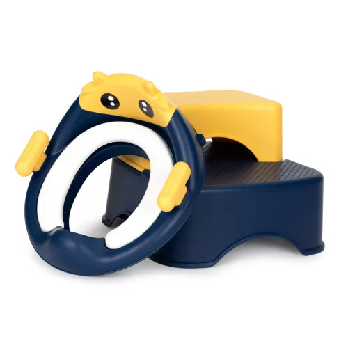 Toaleta ze schodami i platformą