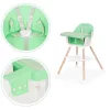 Krzesełko do karmienia 2 w 1 zielone
