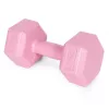 Sześciokątny zestaw sztang 2x2 kg różowy