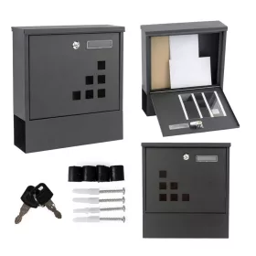 Stalowa skrzynka pocztowa