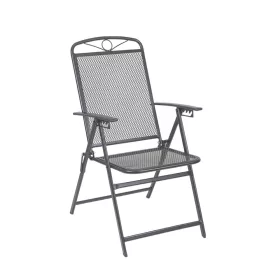 Składane krzesło ogrodowe Alba z metalowej siatki