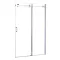Drzwi prysznicowe Bold 130x195 cm z rolkami