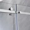 Drzwi prysznicowe Bold 130x195 cm z rolkami
