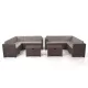 Zestaw 10-osobowych narożnych mebli ogrodowych City Large