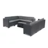 City Big 8 személyes sarok kerti bútor garnitúra
