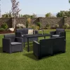 Zestaw mebli ogrodowych Nero IV Big 6-osobowy