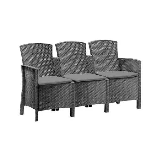 Sofa ogrodowa 3-osobowa Lima