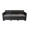 Sofa ogrodowa 3-osobowa Nero