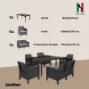 Zestaw mebli ogrodowych Venus III dla 6 osób