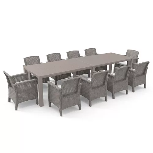 Zestaw mebli ogrodowych Grant 10+1