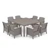 Zestaw mebli ogrodowych Grant 8+1