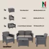 Zestaw mebli ogrodowych Venus dla 4 osób