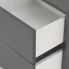Szafka ścienna Boxie z 2 szufladami 40x40x37 cm antracytowa