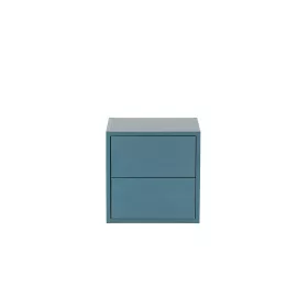 Boxie 2-szufladowa szafka ścienna 40x40x37 cm petrol blue